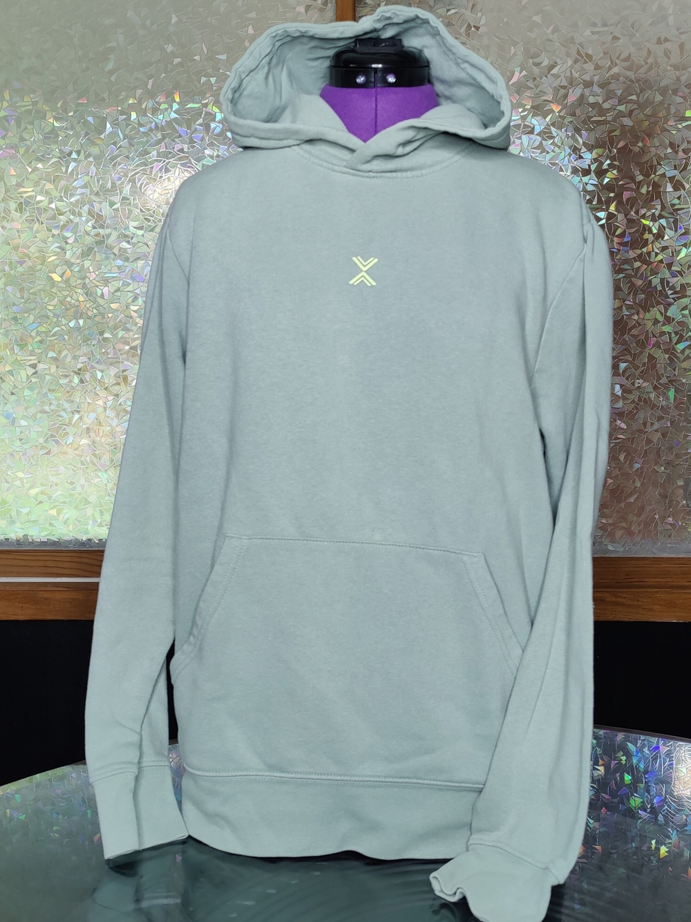 Xersion Light Sage Pullover Hoodie